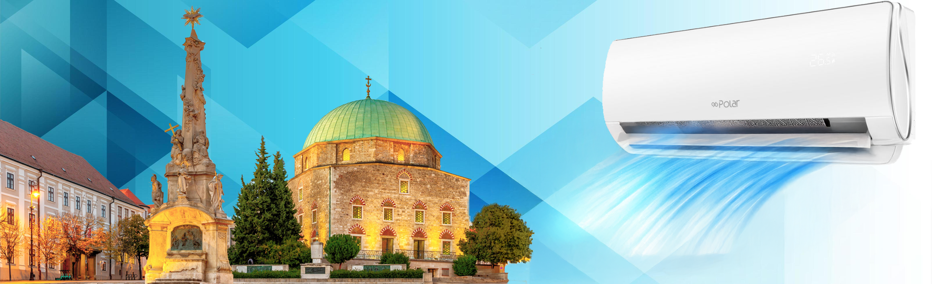 Pécshez illő klímás banner